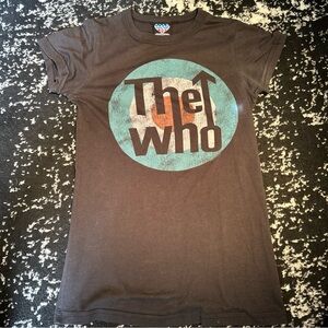 The Who Women’s Black Distressed T-Shirt Small